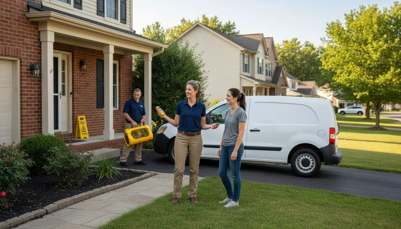 Water restoration image for Water Damage & Restoration Services in Whittaker, MI